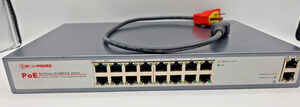 IPCAMPOWER 16-Port PoE Switch / 200W Max / IPCP-16P2G-AF2